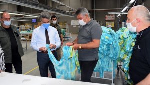 Vali Baruş; Malatya'da İki İşletme 3 Milyon 250 Bin Adet Maske Üretti