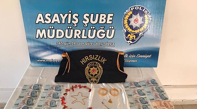 Altın Çalan Hırsız Yakalandı