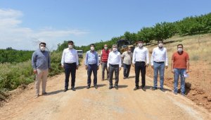 Başkan Çınar, yol çalışmalarını inceledi