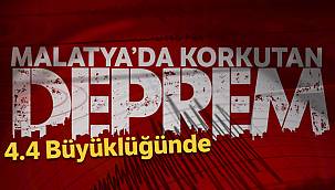 Malatya'da Korkutan Deprem 4.4