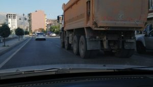 Malatya'da ağır tonajlı kamyon kabusu