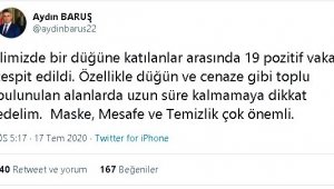 Malatya'da Bir Düğüne Katılan 19 Kişide Covid-19 tespit edildi
