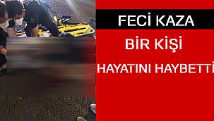 Otomobilin çarptığı genç hayatını kaybetti