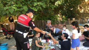 Jandarmadan yoğun korona mesaisi