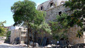Taşhoron Kilisesi'nde Restorasyonun Devam Ediyor