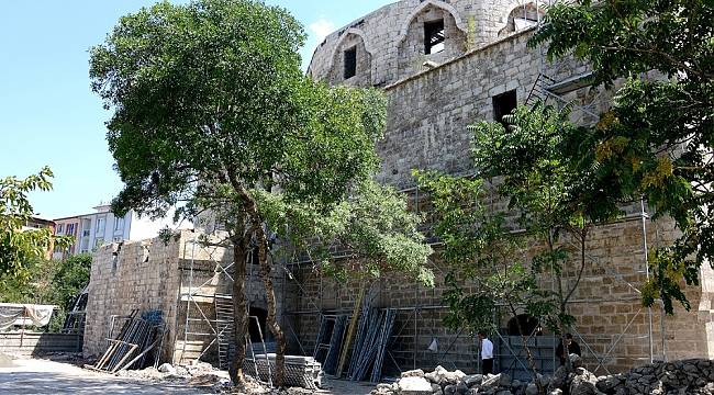 Taşhoron Kilisesi'nde Restorasyonun Devam Ediyor