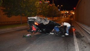 Alt geçitte feci kaza: 2 Ağır yaralı