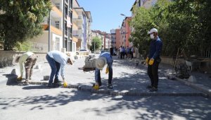Battalgazi İlçesinde cadde ve sokaklar yenileniyor