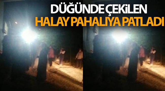 Düğünde çekilen halay pahalıya patladı