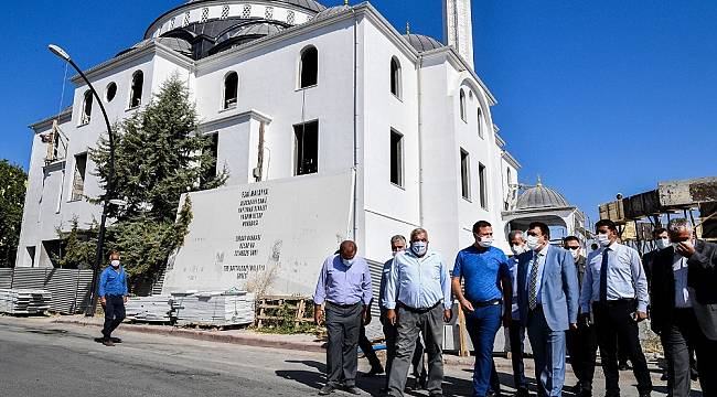 Gürkan'dan Cami İnşaatında İnceleme