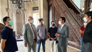Milletvekili Kahtalı Yeni Cami'de incelemelerde bulundu