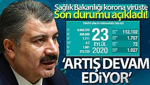 Son 24 saatte korona virüsten 72 kişi hayatını kaybetti