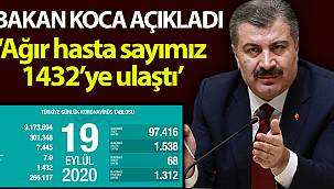 Türkiye'de bugün hayatını kaybedenlerin sayısı: 68
