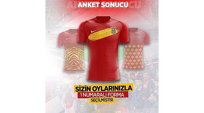 YMS, Taraftarın seçtiği formayı giyecek