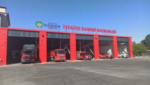 Başkan Gürkan, Yeni itfaiye binasını inceledi