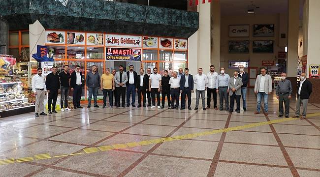 Başkan Samanlı, MAŞTİ Esnafının Sorunlarını Dinledi