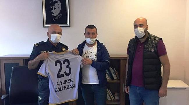 Derebeylerinden, Spor Şube Müdürüne ziyaret