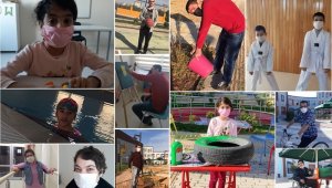 Engelli çocuklardan Başkan Güder'e videolu moral