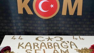 Türk polisinden Azerbaycan'a altın sikkeli destek mesajı