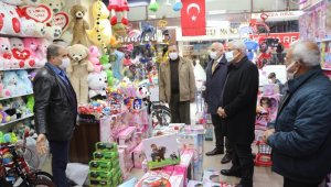 Başkan Güder, esnafın sorunlarını dinledi