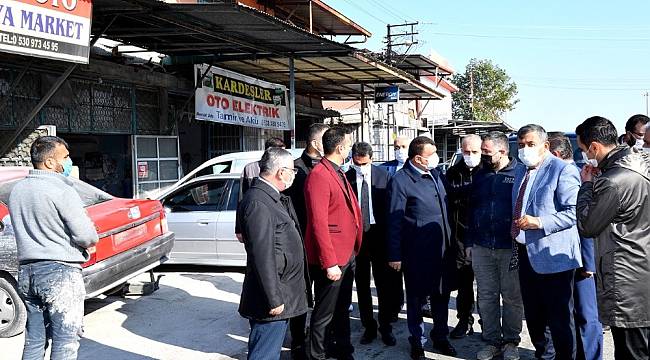 Başkan Gürkan, Sanayi Esnafıyla Biraraya Geldi