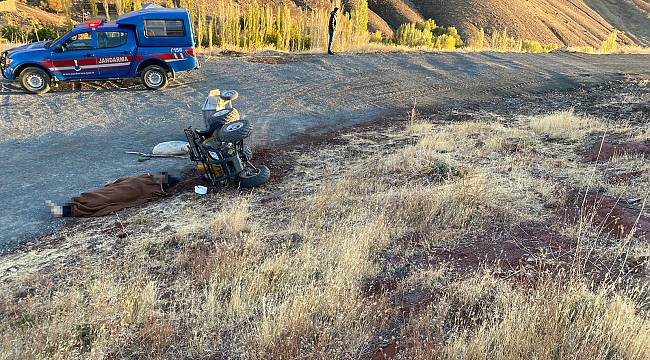Devrilen ATV'nin sürücüsü hayatını kaybetti