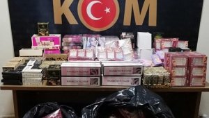 Gümrük kaçakçılığı kozmetik ürünler ele geçirildi