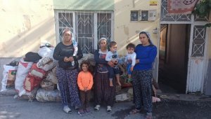 Kocalarından ayrı yaşayan 3 kadın 11 çocukla hayata tutunuyor