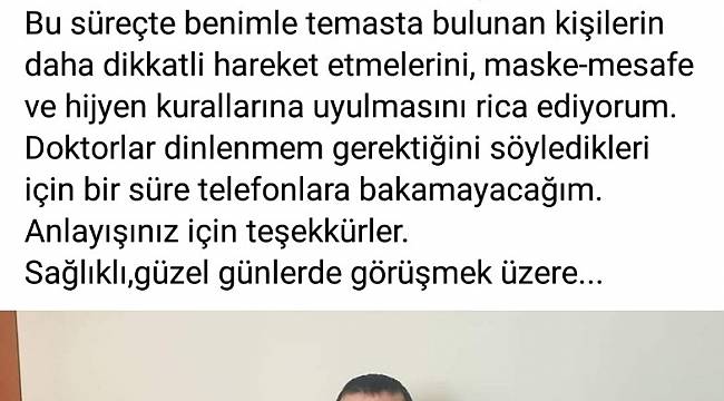 Milletvekili Ağbaba da korona oldu