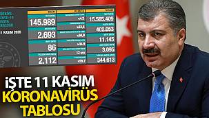 Türkiye'de son 24 saatte 2693 kişiye Kovid-19 hastalık tanısı konuldu