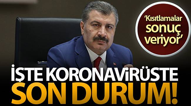 Bakan Koca; Kısıtlamalar sonuç veriyor