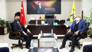 Başkan Güder'den Zaif'e hayırlı olsun ziyareti
