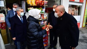 Çalık; Esnafları ziyaret edilip, taleplerini dinlendi