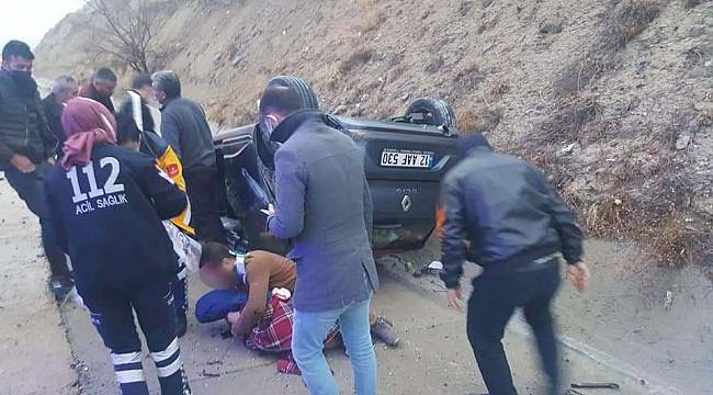 Darende'de Trafik Kazası: 3 Yaralı