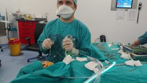 İşitme kaybı olan çocuğa kapalı kulak zarı ameliyatı