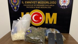 Peynir bidonunda esrar ele geçirildi