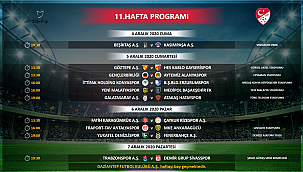 Süper Lig 11. Hafta Programı Belli Oldu