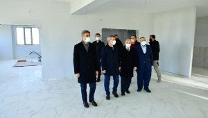 Yeşilyurt'taki Kur'an Kursu inşaat çalışmaları