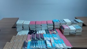 Bandrolsüz 212 adet kitap ele geçirildi