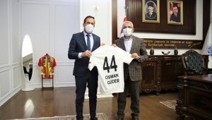 Başkan Güder'e Yeni Malatyaspor'dan anlamlı ziyaret