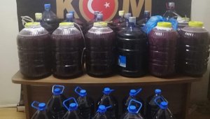 El yapımı şarap ele geçirildi
