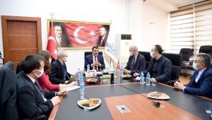 Fransız ve AB heyetinden Başkan Gürkan'a ziyaret
