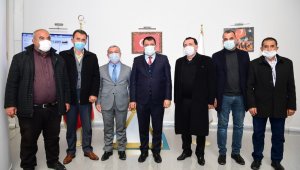 Akçadağ muhtarlarından Başkan Gürkan'a ziyaret