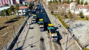 İstasyon Caddesi'nde asfalt serimi tamamlandı
