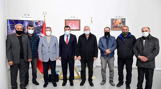 Küçük Sanayi Esnafından Gürkan'a Teşekkür Ziyareti