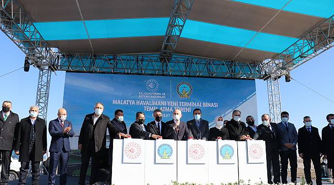 Malatya Havaalanı yeni terminal binasının temeli atıldı