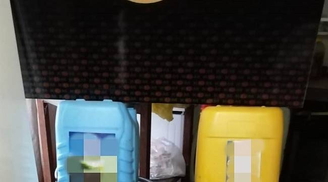 400 litre kaçak içki ele geçirildi