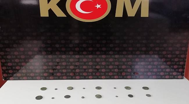 47 adet sikke ele geçirildi