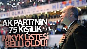 AK Parti MKYK listesi belli oldu