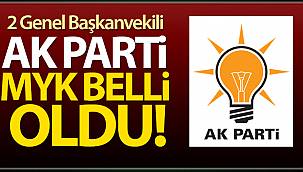 AK Parti MYK belli oldu!